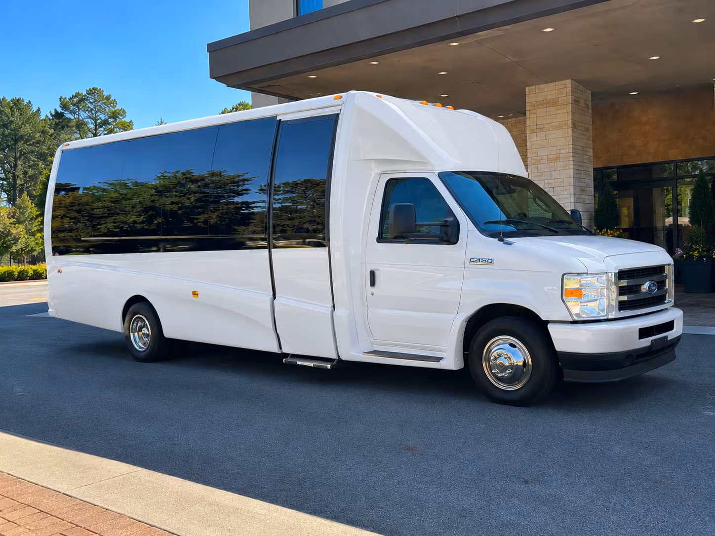 Rancho Cucamonga Airport Shuttle & Transportation party bus exterior
