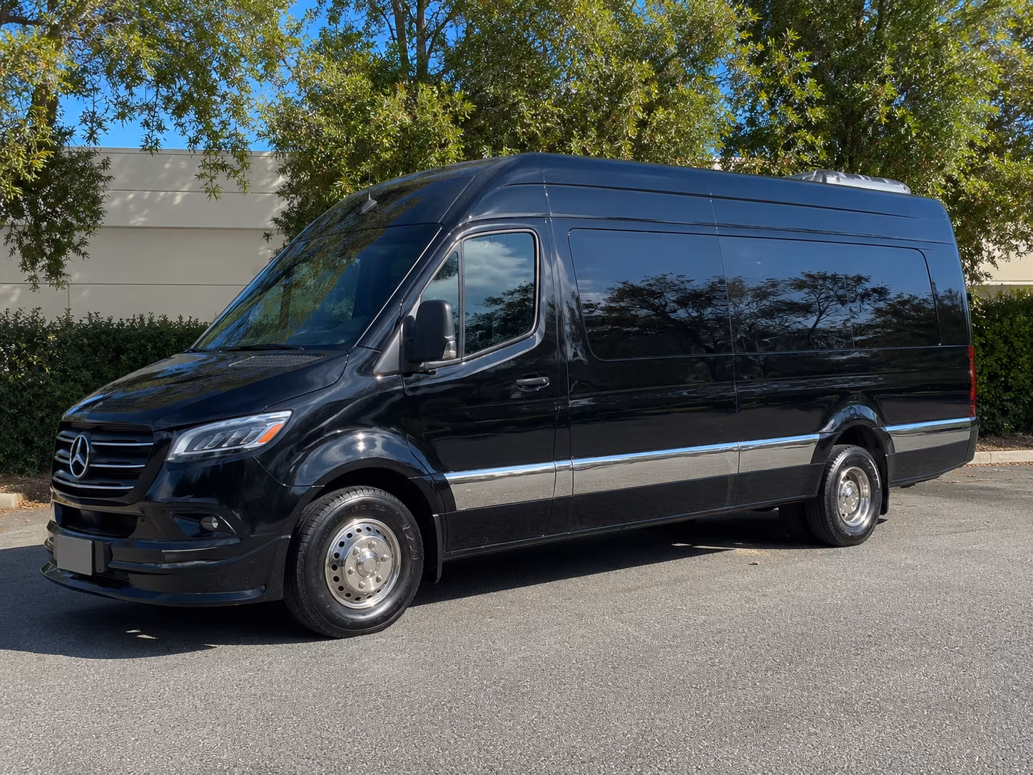 Rancho Cucamonga Airport Shuttle & Transportation party bus exterior