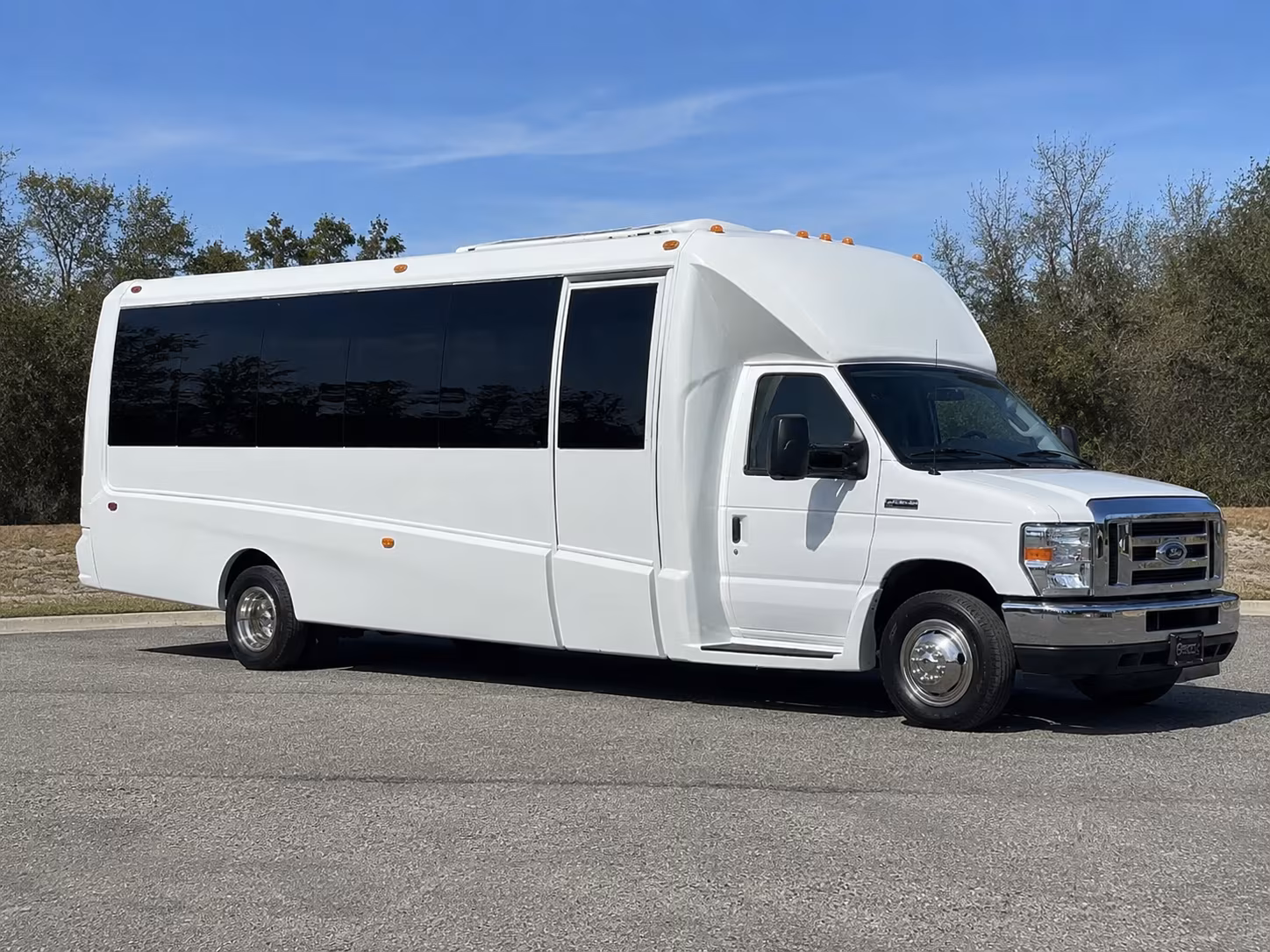 Rancho Cucamonga Bachelor & Bachelorette Transportation party bus exterior