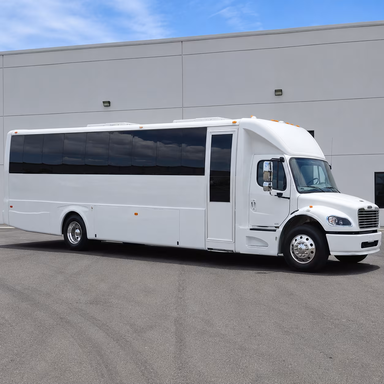 Rancho Cucamonga Prom & Homecoming Transportation party bus exterior