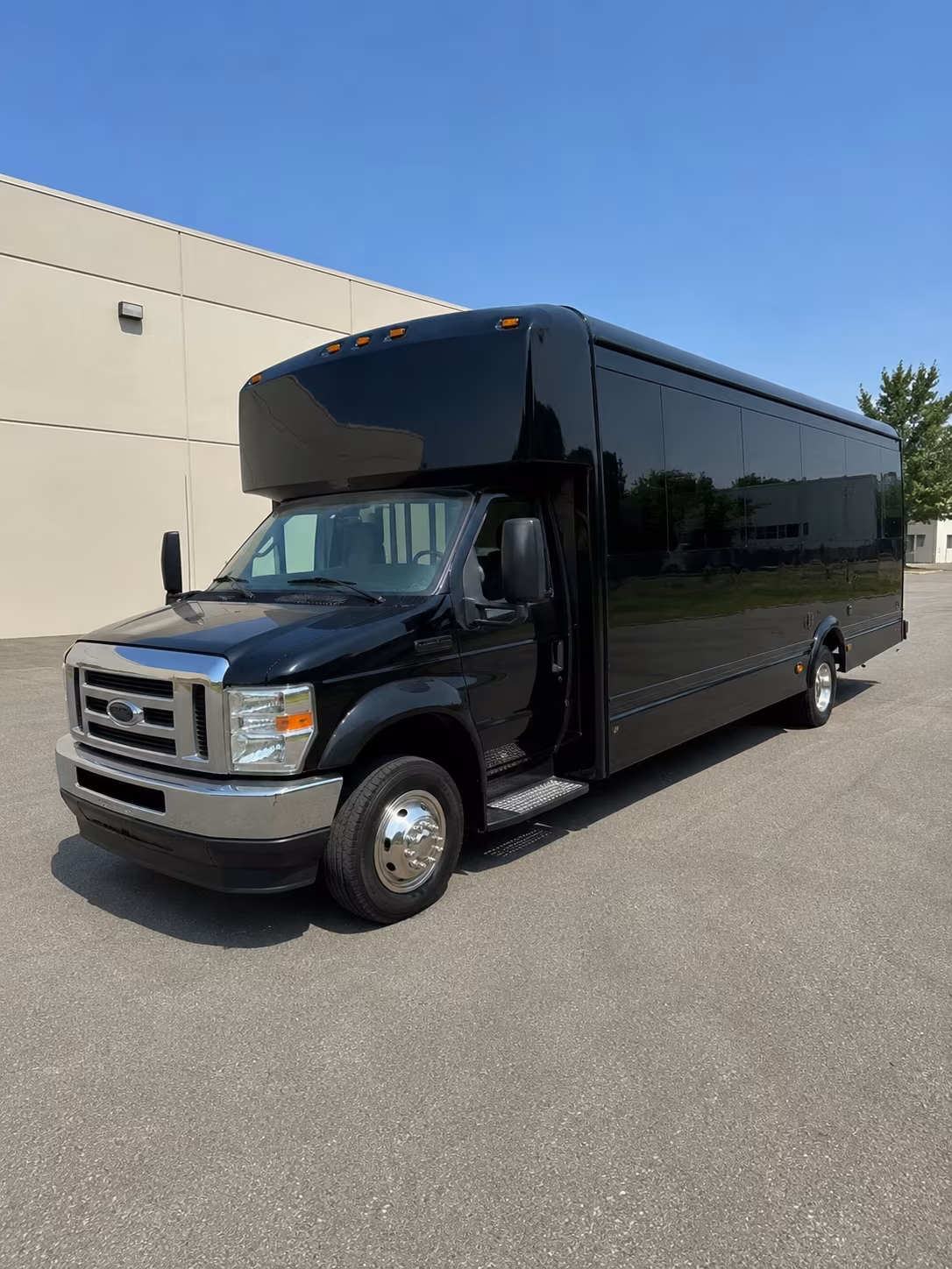Rancho Cucamonga Prom & Homecoming Transportation party bus exterior