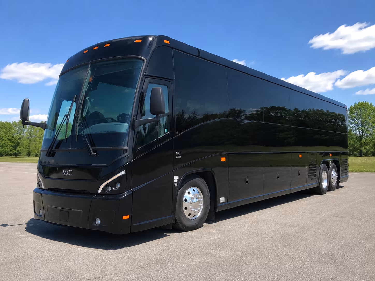 Rancho Cucamonga School Event Transportation party bus exterior