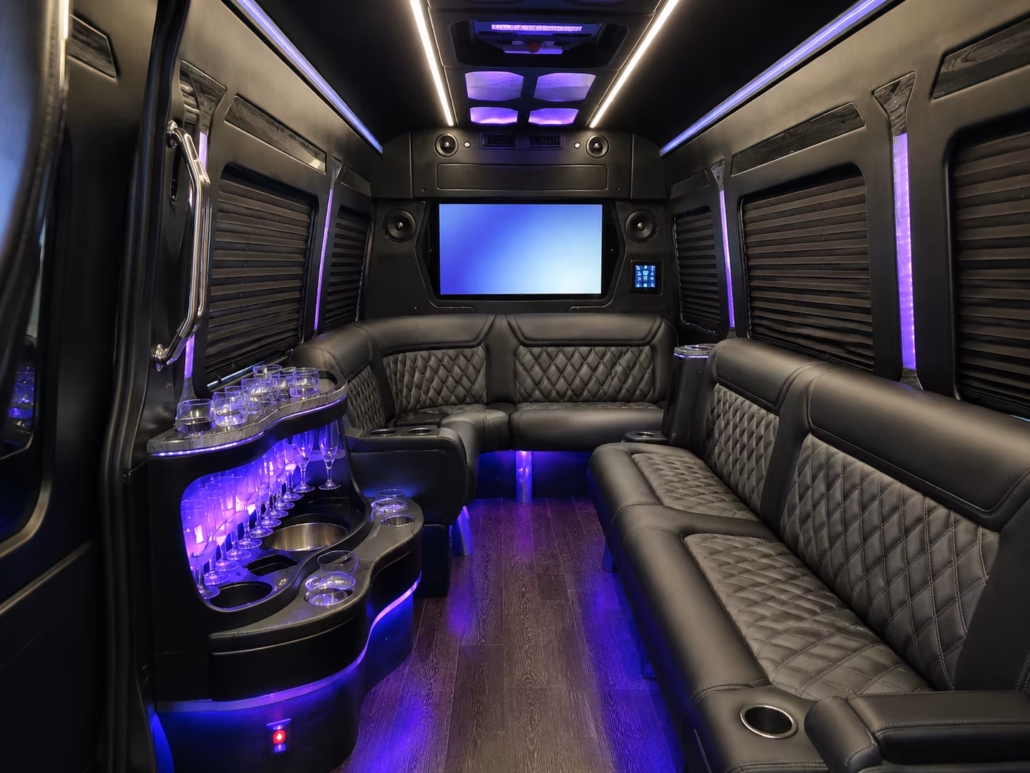 Rancho Cucamonga School Event Transportation onboard seating