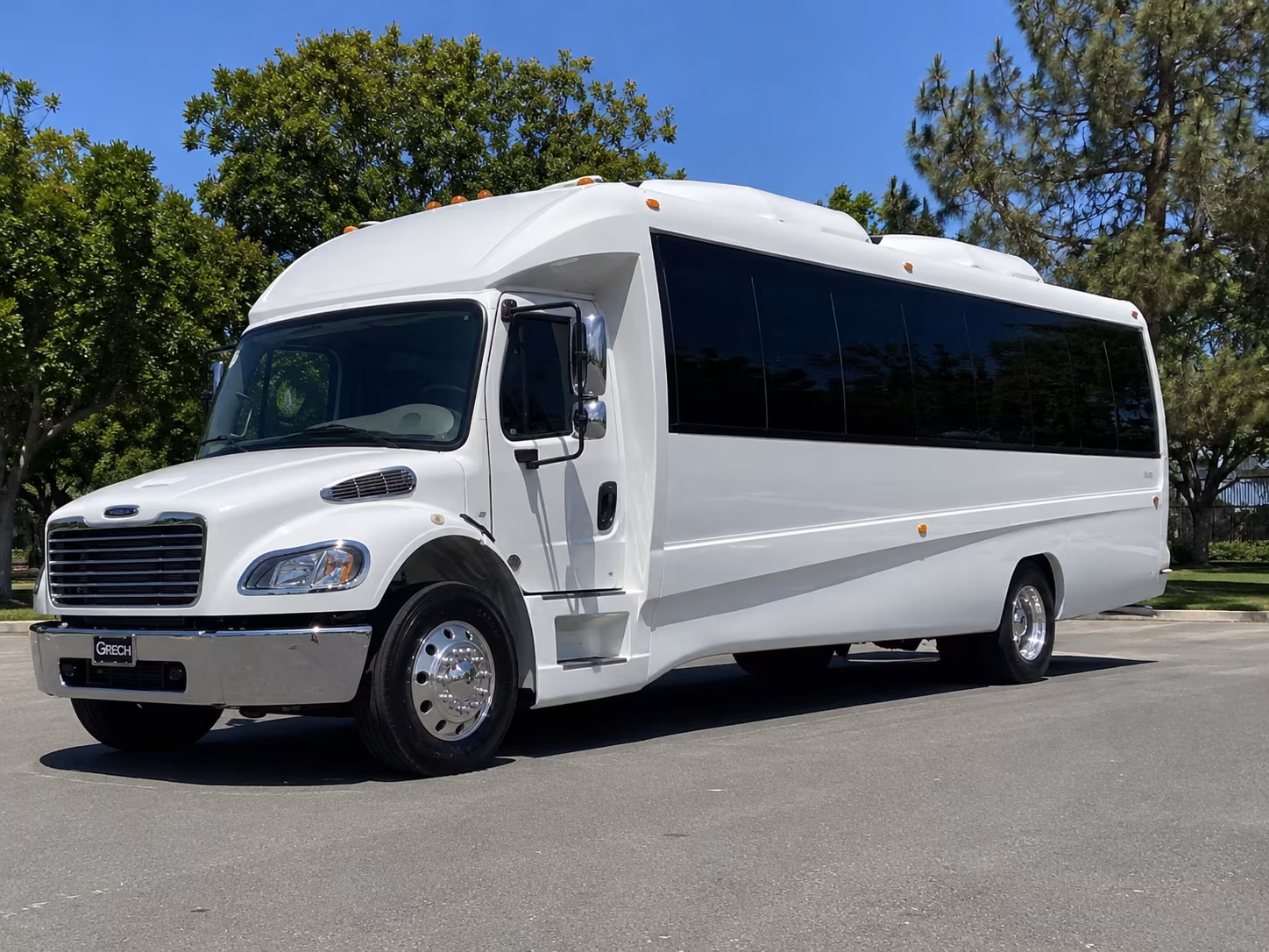 Rancho Cucamonga Winery Tour & Pub Crawl Transportation party bus exterior