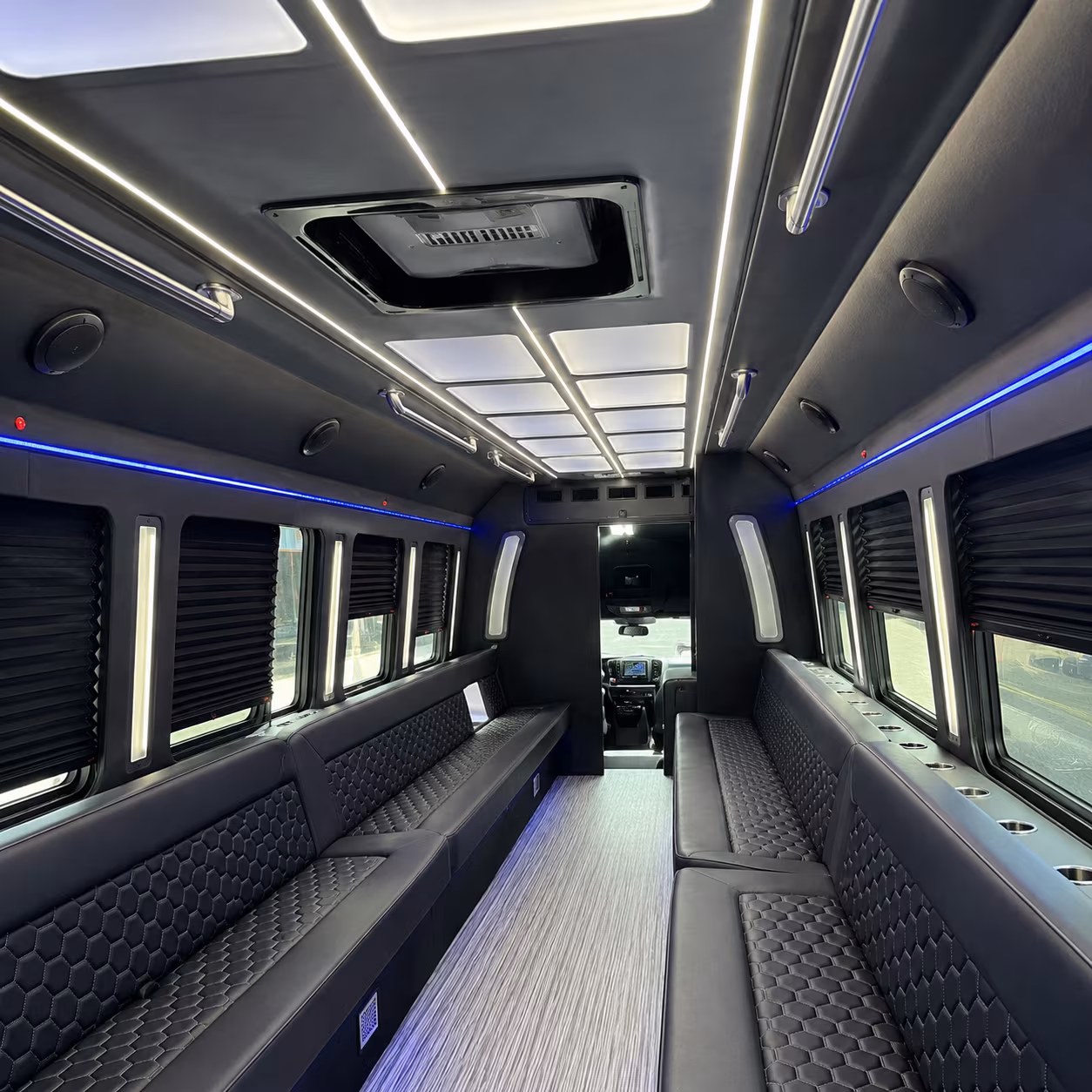 Rancho Cucamonga Winery Tour & Pub Crawl Transportation party bus exterior